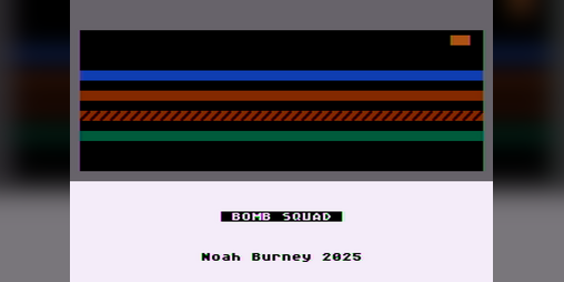 Cover image for Bomb Squad (Atari 8 Bit) by Noah Burney