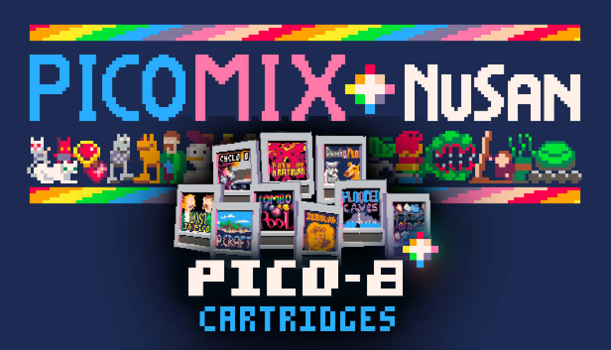 PicoMix by NuSan: Pico-8 Cartdriges Pack - PicoMix by NuSan by NuSan