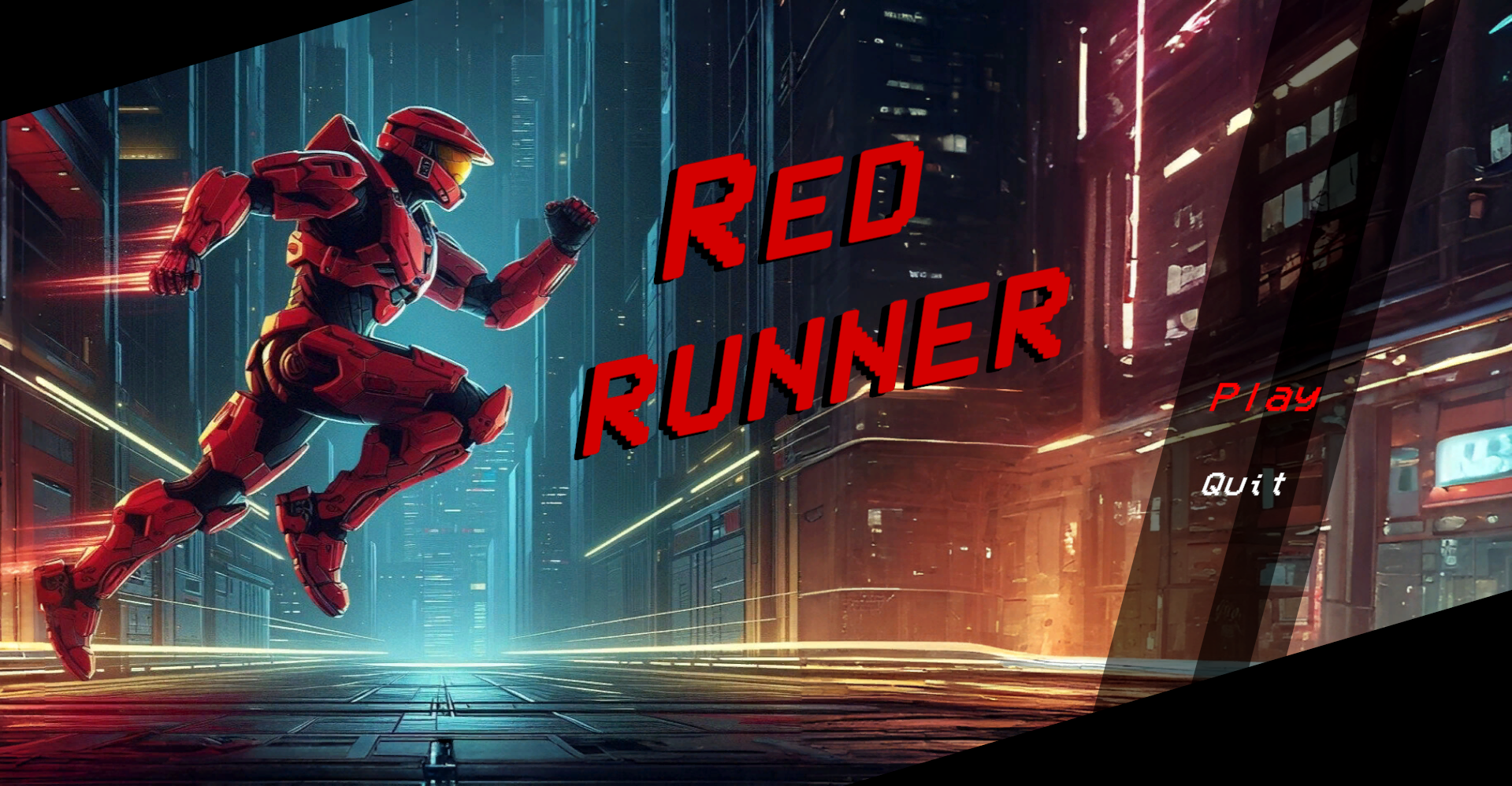 Red runner