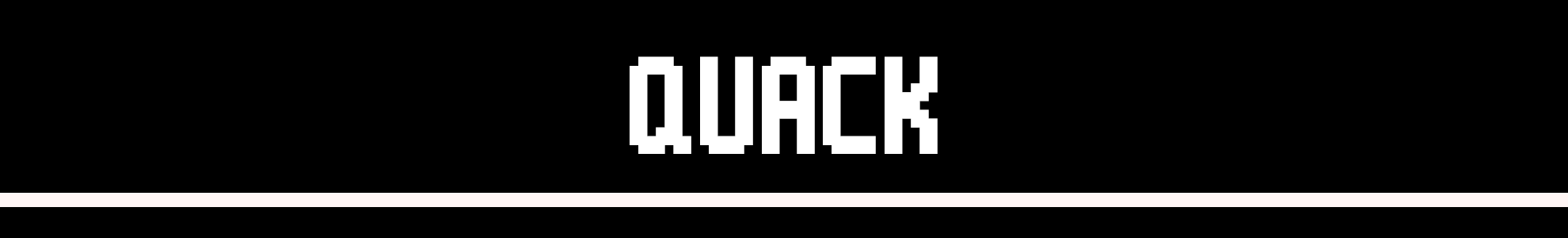 QUACK - A game developed by Ericcool09