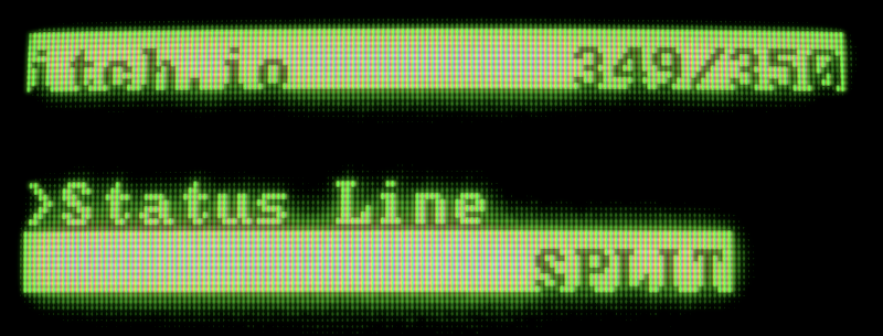 Status Line SPLIT