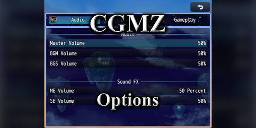 Cover image for [CGMZ] Options for RPG Maker MZ