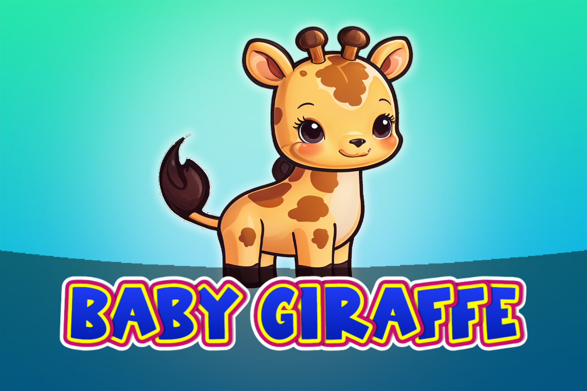 Baby Giraffe  - 2D Animated Character (Spriter)