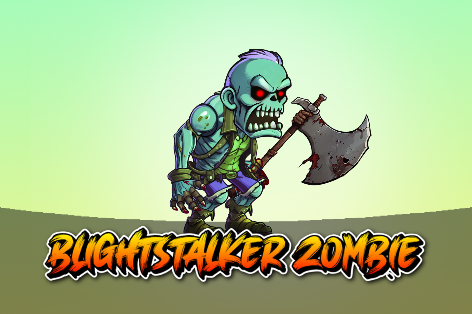 Blightstalker Zombie  - 2D Animated Character (Spriter)