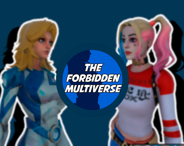 Cover art for The Forbbiden Multiverse by 3dUserMK — adult visual novel
