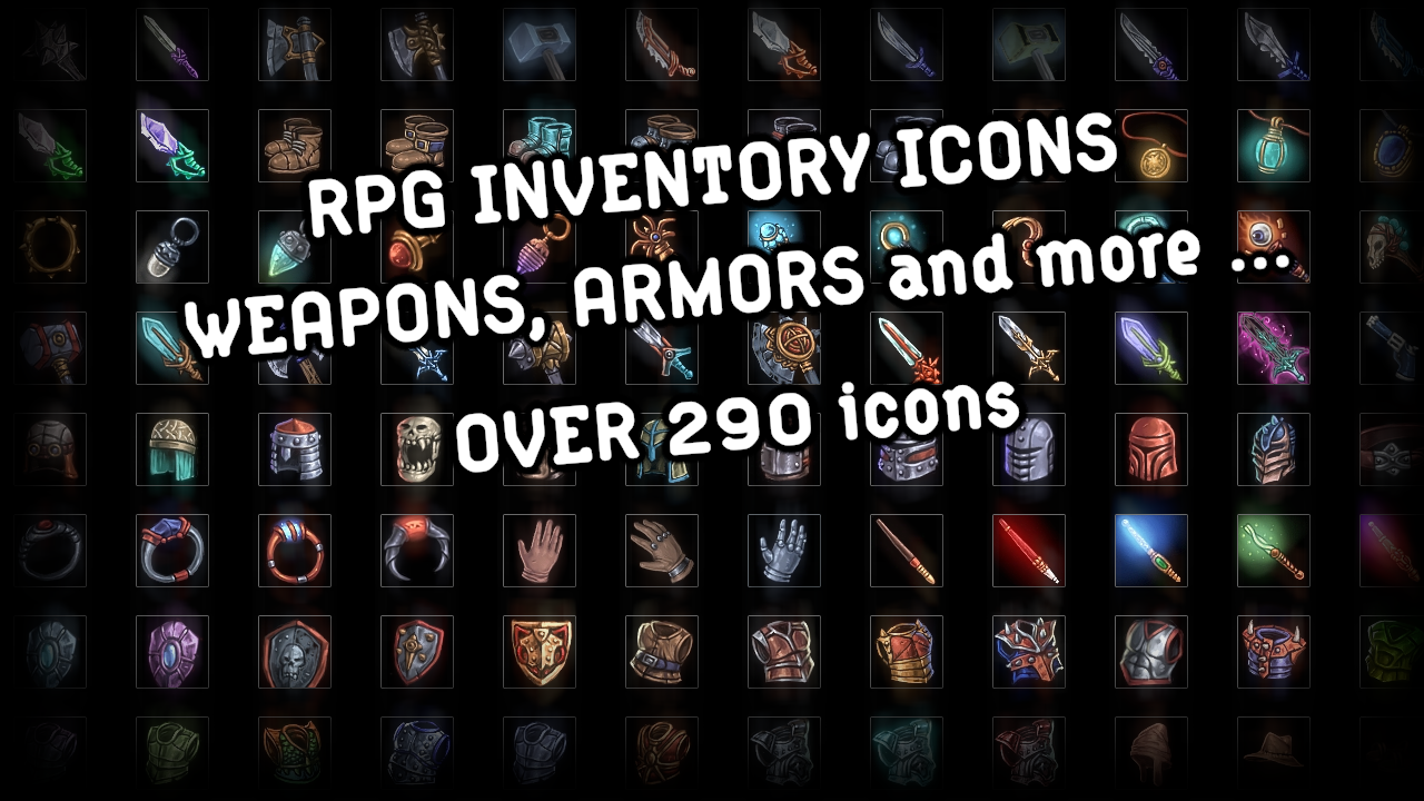 RPG icon asset pack - warcraft style by Sons of Welder