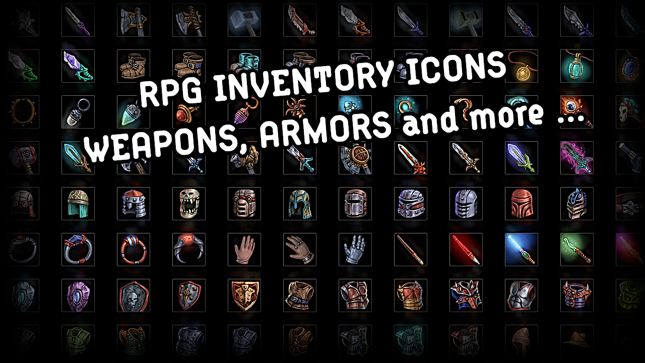 RPG icon asset pack