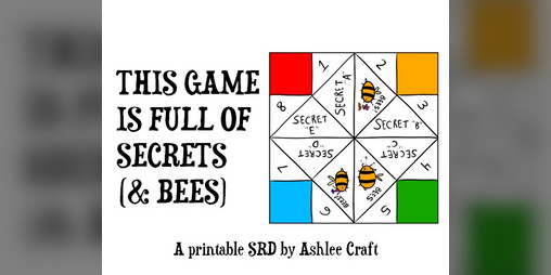 Cover image for This Game is Full of Secrets & Bees: A Printable SRD