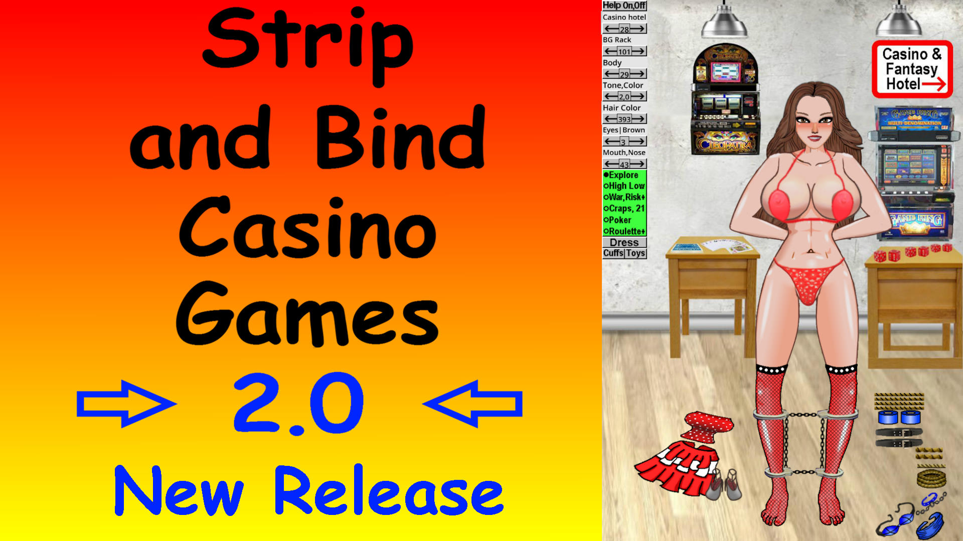 Strip And Bind Casino Games 2