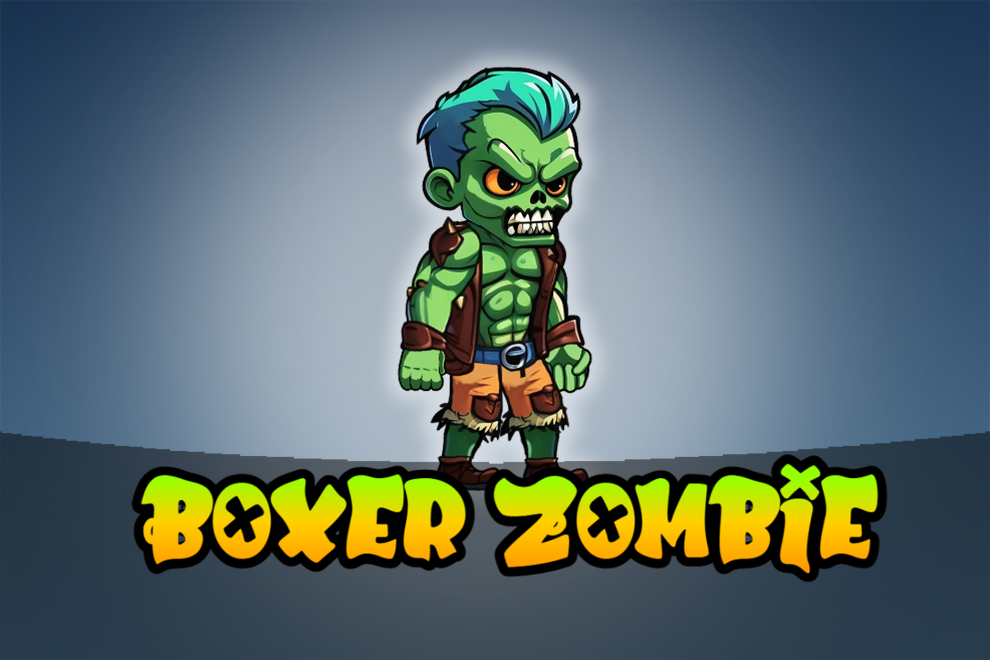 Boxer Zombie - 2D Animated Character (Spriter)