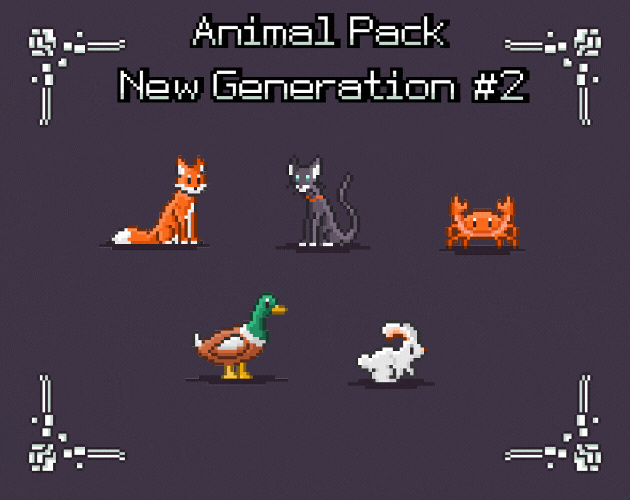 New Generation - Animal Pack 2 by Kale Game Dev