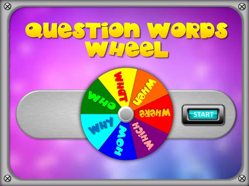 Question Words Wheel - Fun PPT Activities & Games