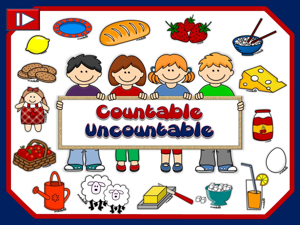 Countable & Uncountable Nouns - Fun PPT Activities & Games