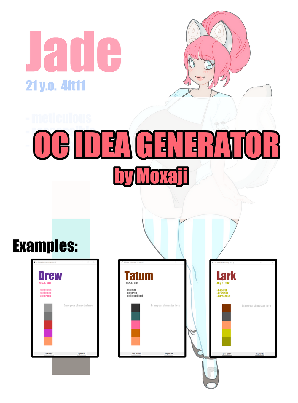 Free OC Idea Generator by Moxaji