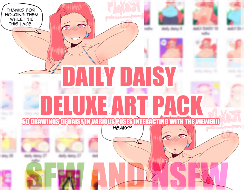 Daily Daisy NSFW Art Pack (2023)