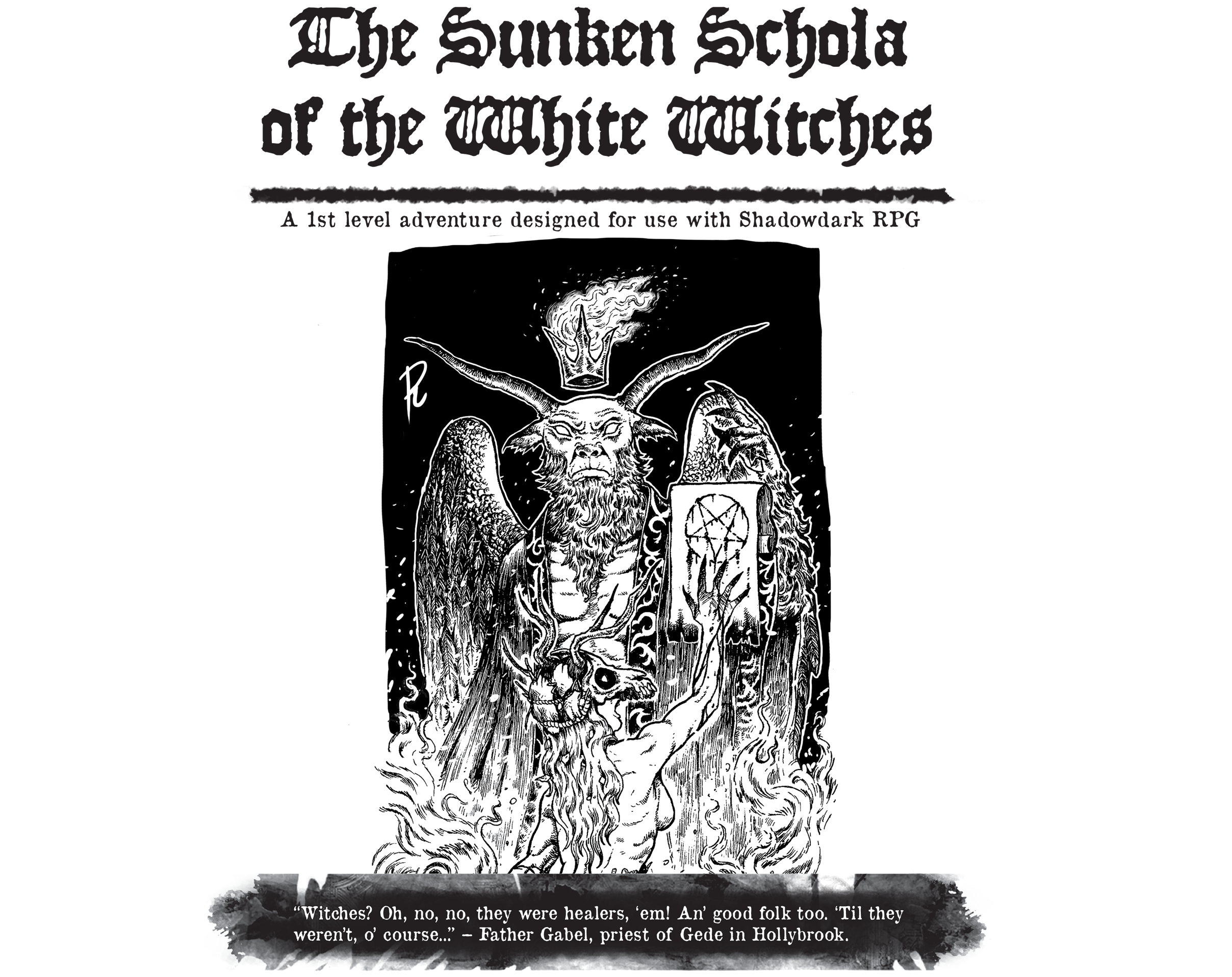 Cover image for Shadowdark: The Sunken Schola of the White Witches