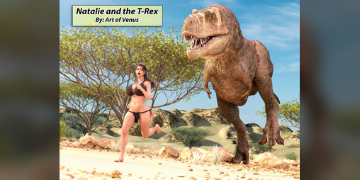 Cover image for Natalie and the T-Rex