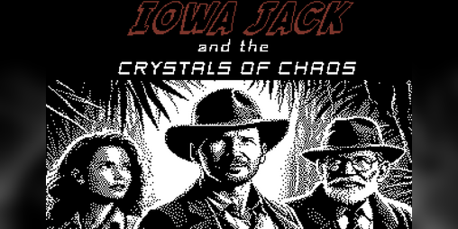 Cover image for Iowa Jack and the Crystals of Chaos (Commodore 64)