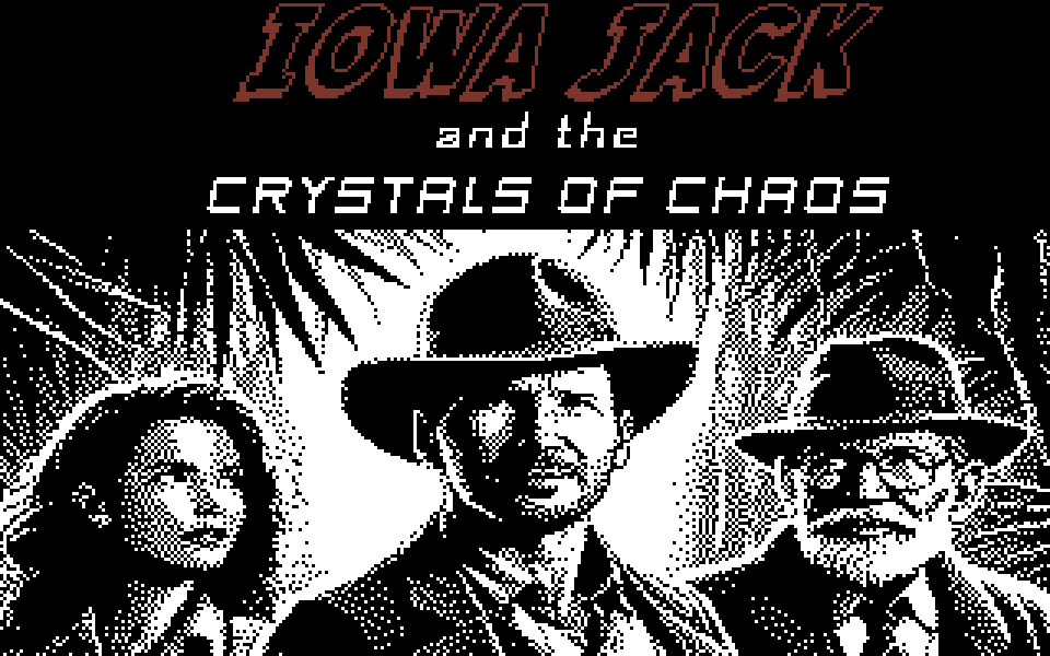 Cover image for Iowa Jack and the Crystals of Chaos (Commodore 64)