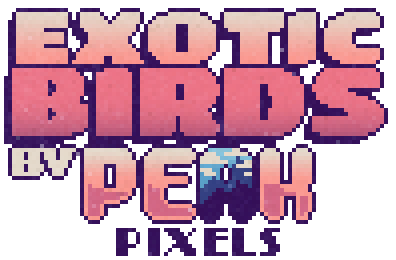 [Pixel Art Asset Pack] Exotic Birds [16px][Animated]