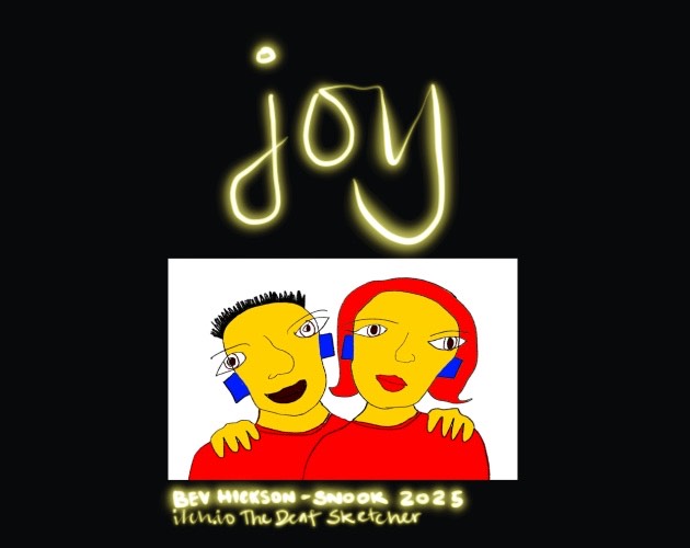 Cover image for Deaf Joy as resistance minizine 2