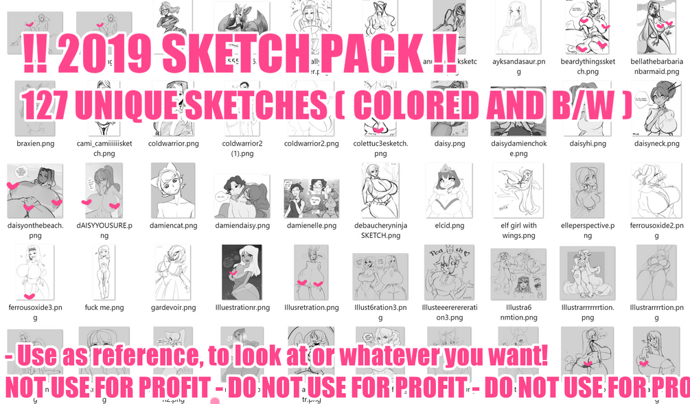 Moxaji's Sketch Pack (2019)