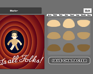 Character Creator - StudentHackVII 2019