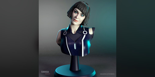 Cover image for 202502 - Quorra bust