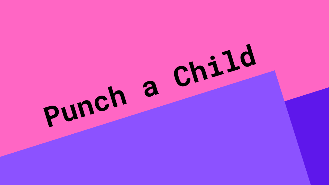Cover image for Punch a Child