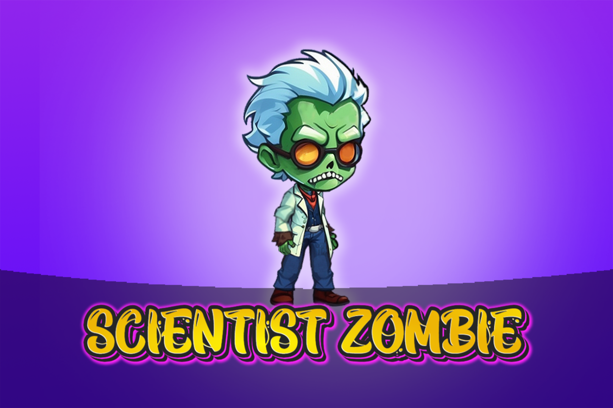 Scientist Zombie - 2D Animated Character (Spriter)