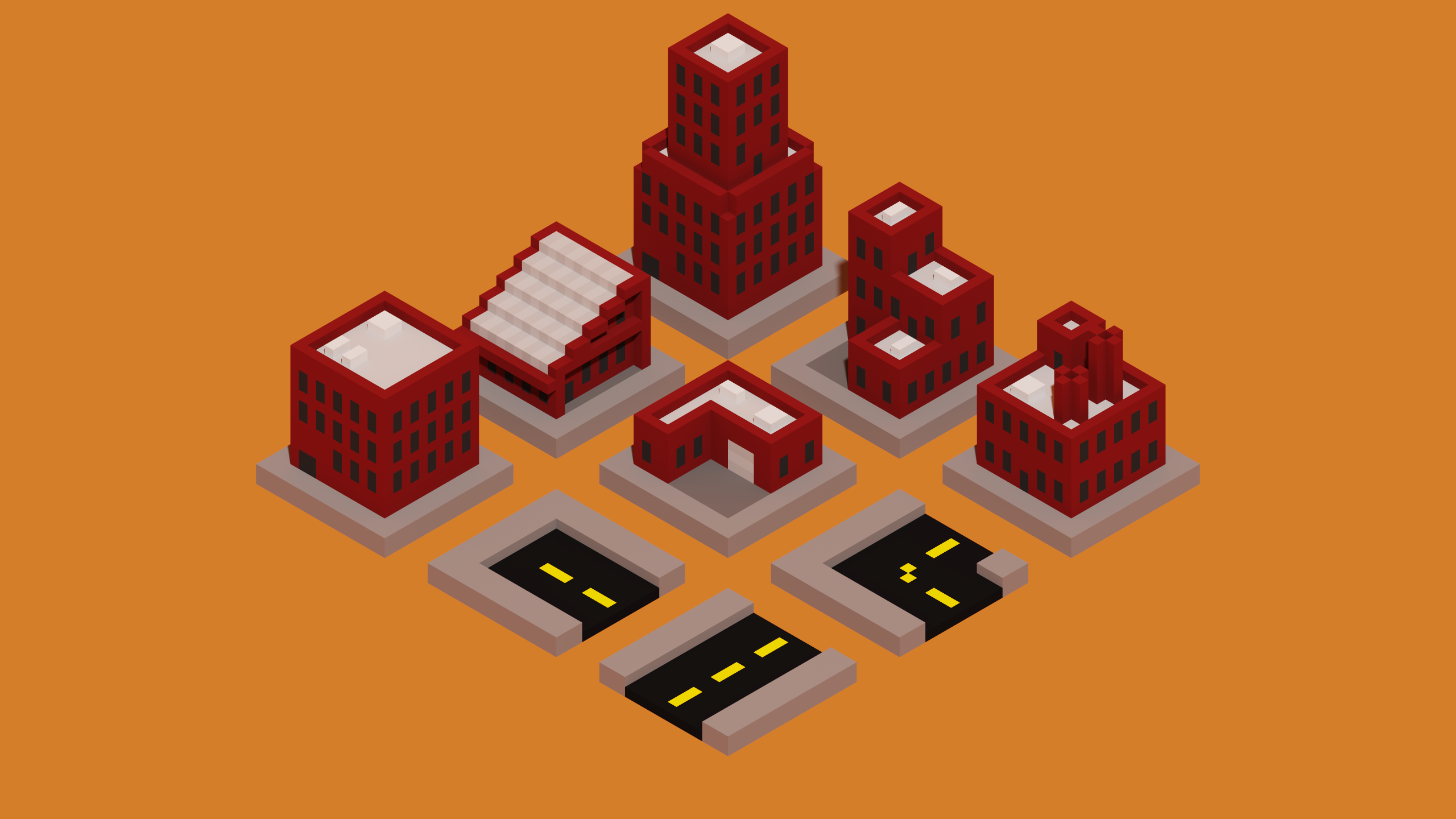 City Voxel Pack 2 Factories