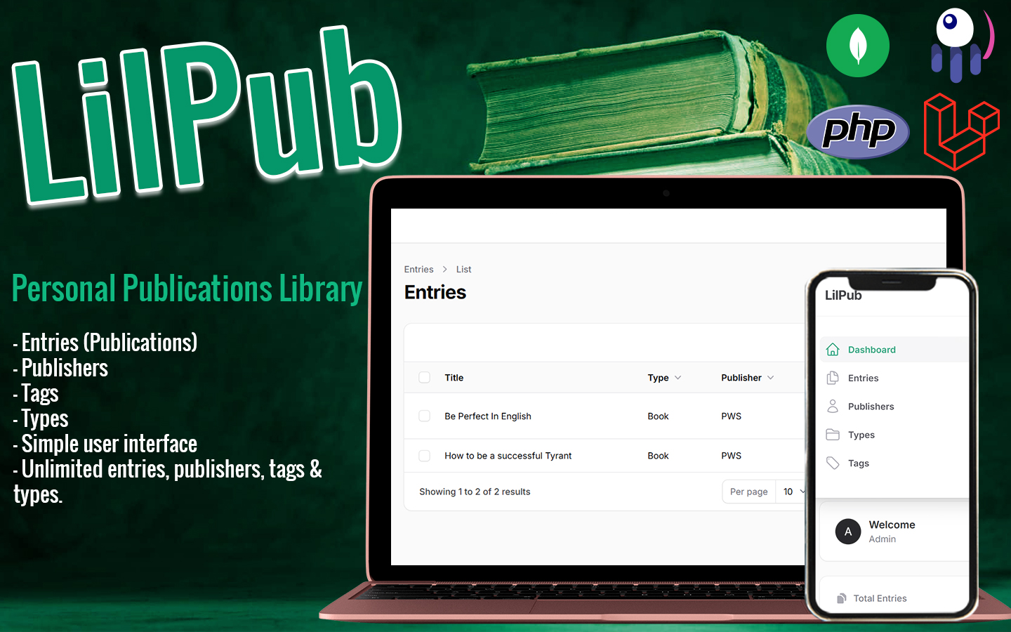 LilPub - Personal Publications Library