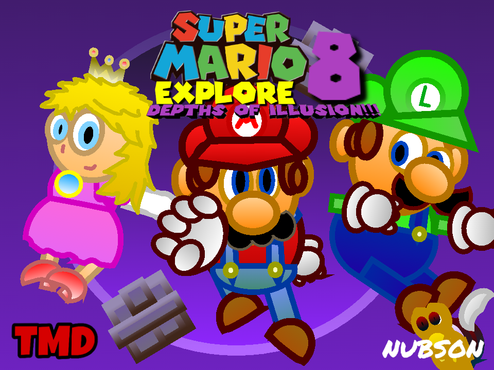 Super Mario Explore 8 Depths of Illusion!