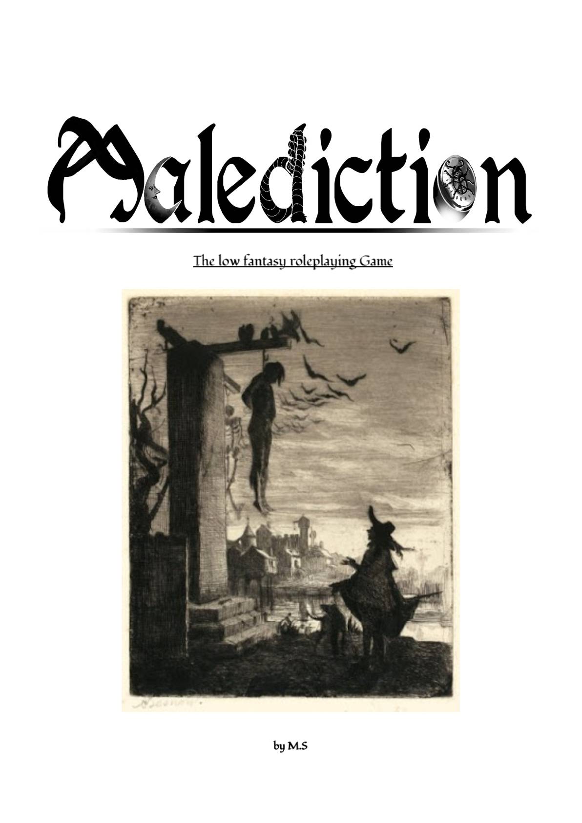 Cover image for Malediction: the Low Fantasy Roleplaying Game