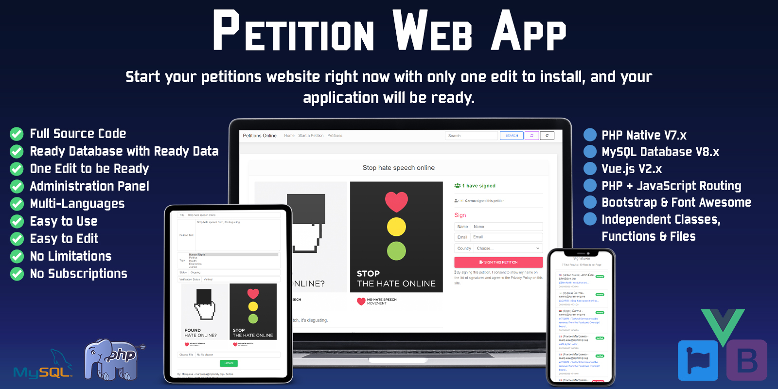 Petition Web App