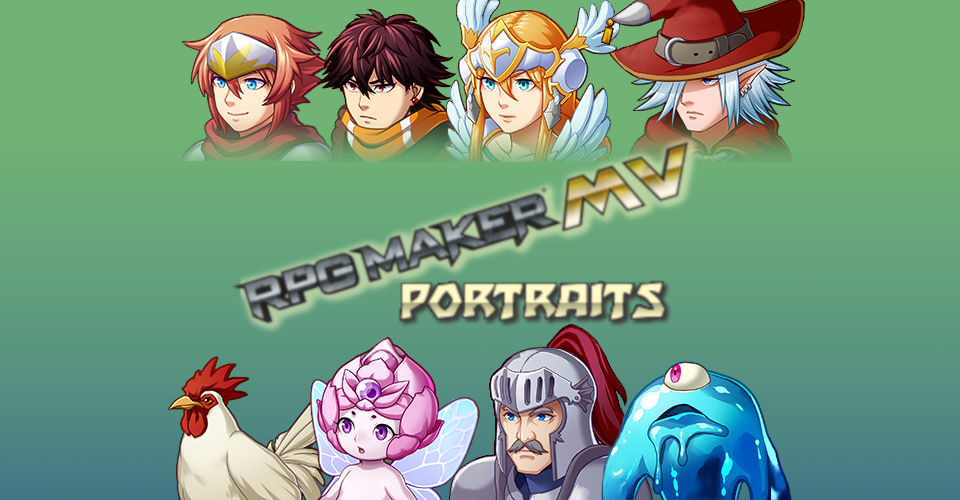 RPG Maker MV RTP Shoulder-Up Portraits