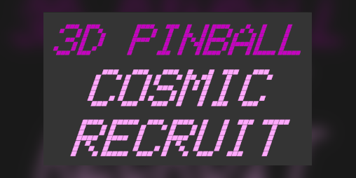 Cover image for 3D Pinball: Cosmic Recruit