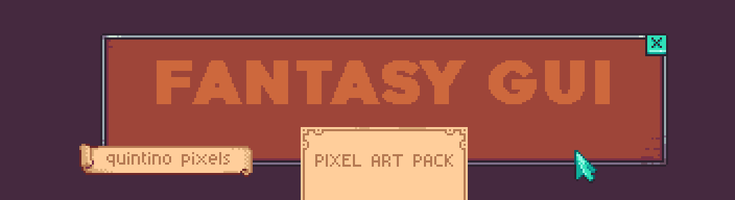 Pixel Art Fantasy UI Pack