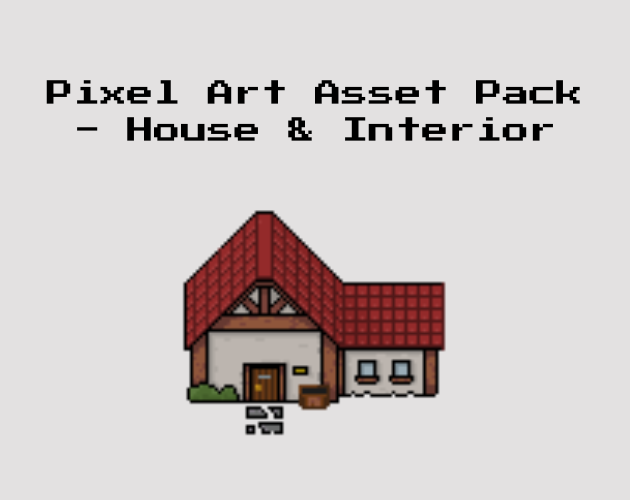 Pixel Art Asset Pack - House & Interior by Agusstt
