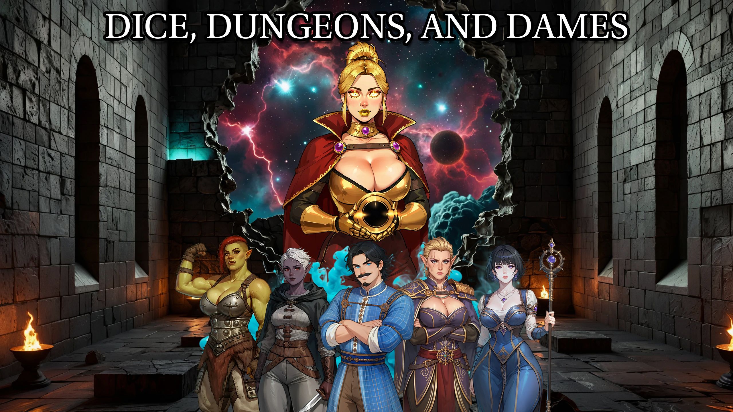 Cover image for Dice, Dungeons, and Dames