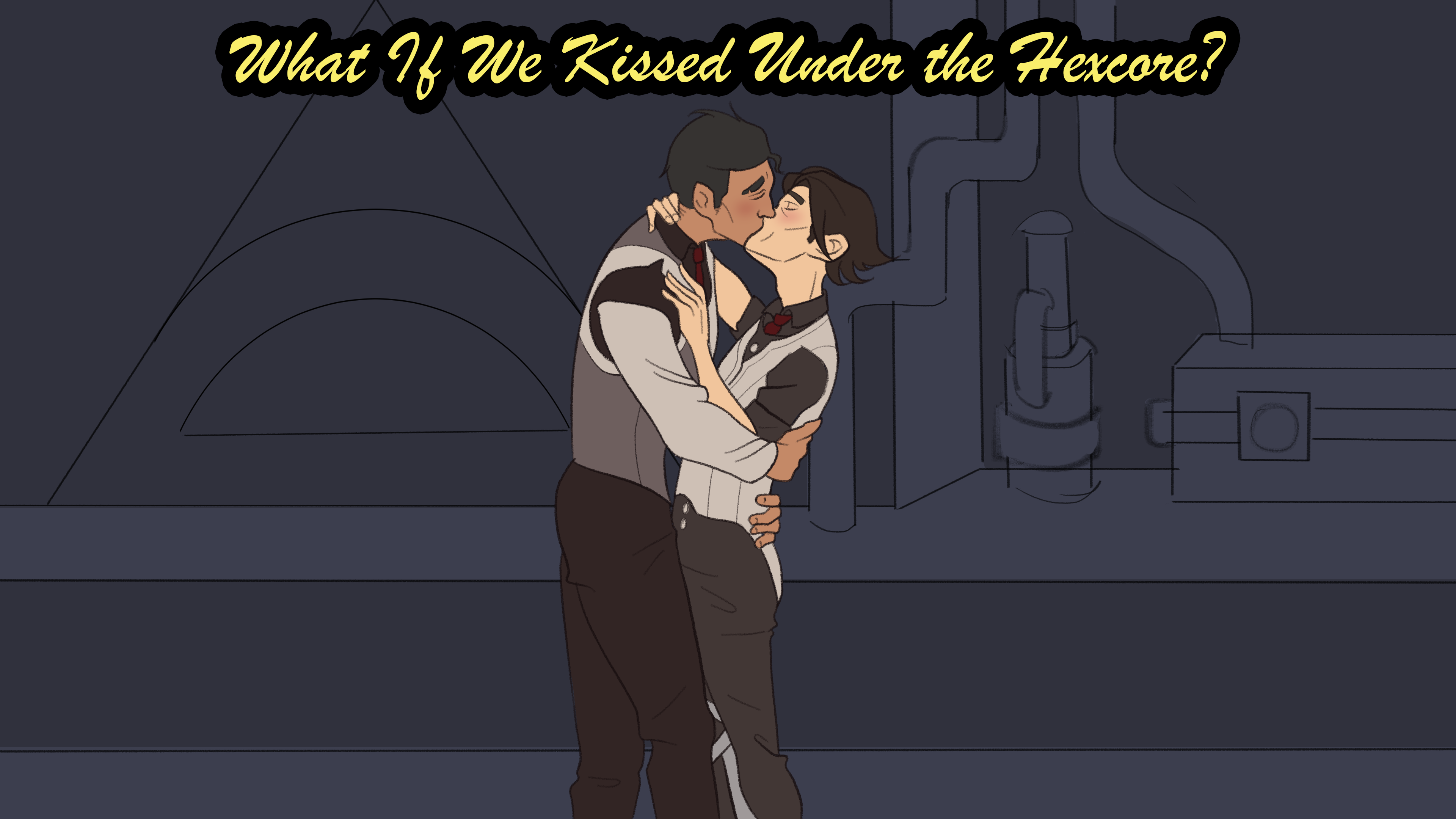 Cover image for What if we kissed under the hexcore?