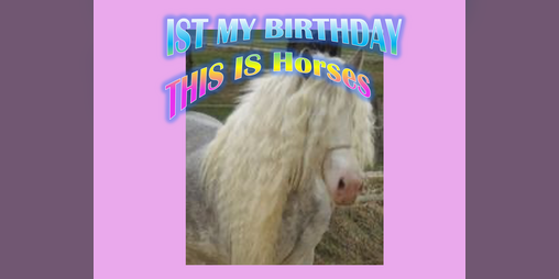 Cover image for GETTING MYSELF HORSES FOR MY BIRTHDAY