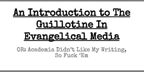 Cover image for An Introduction to The Guillotine In Evangelical Media