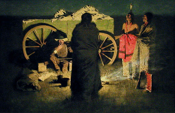 Shotgun Hospitality by Frederic Remington