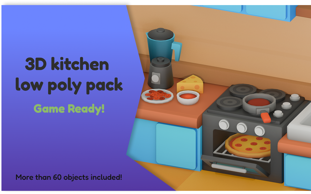 Free, Kitchen Fast Food props!