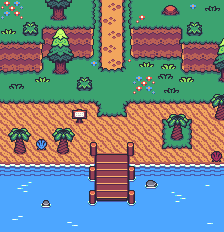 Top-Down Beach Tileset