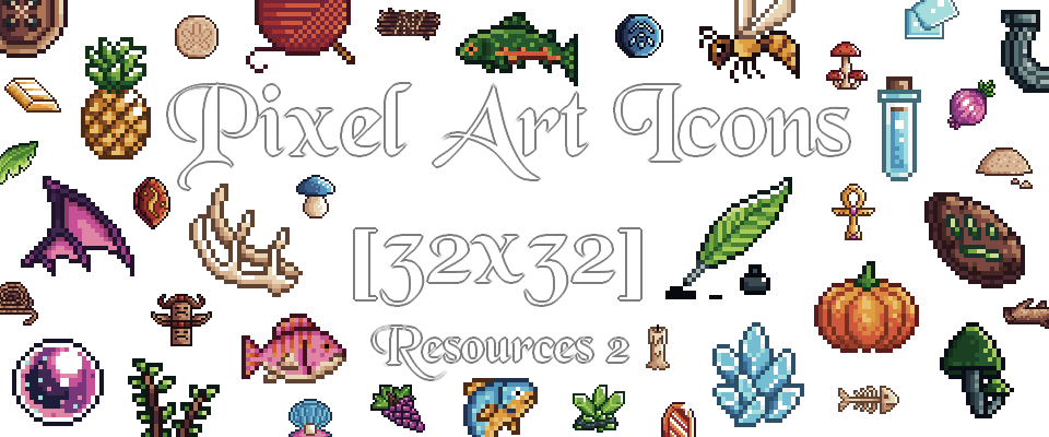 Pixel Art Resources #2 - Icons