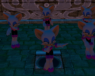 Engine test: Rouge dancing