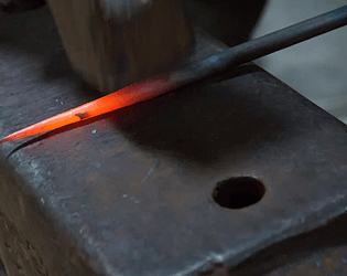 An Anvil, Alone, In A Room
