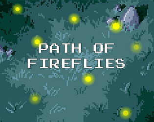 Path of fireflies
